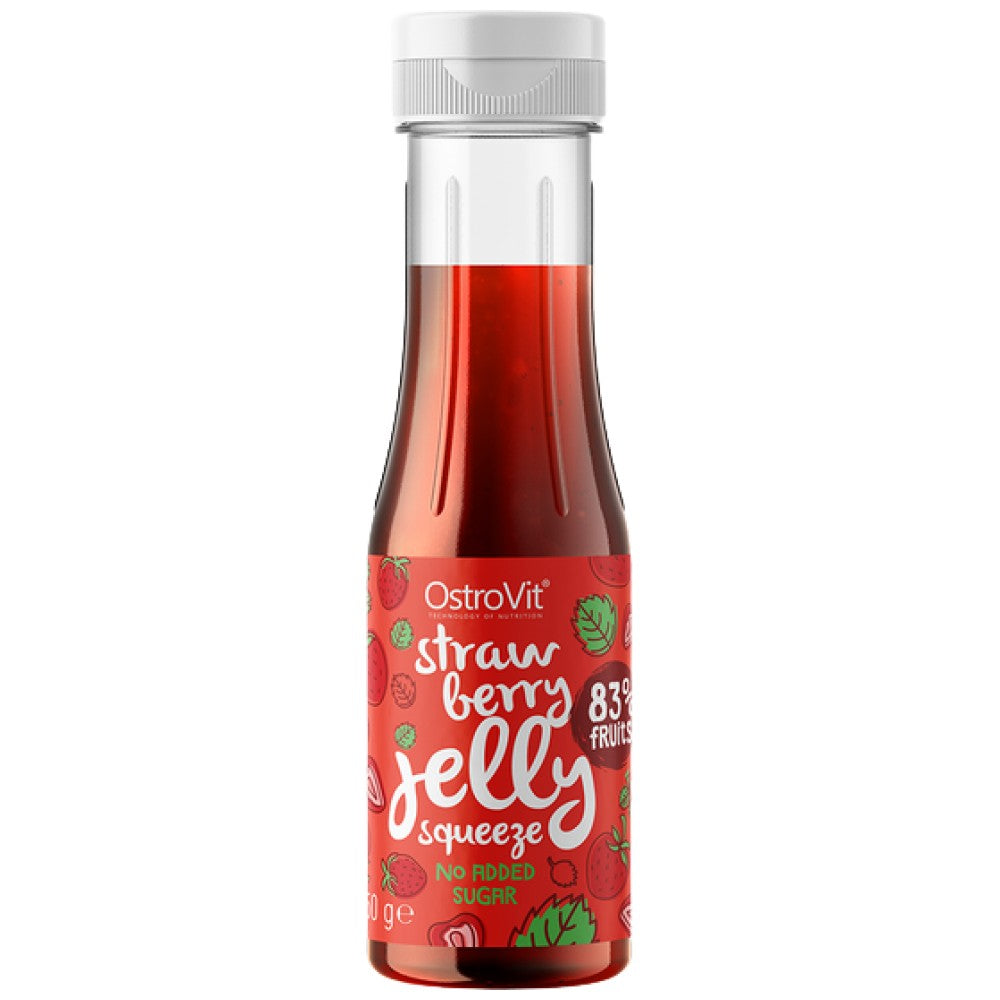 Φράουλα 83% Ζελέ Squeeze | Χωρίς προσθήκη ζάχαρης 350 ml