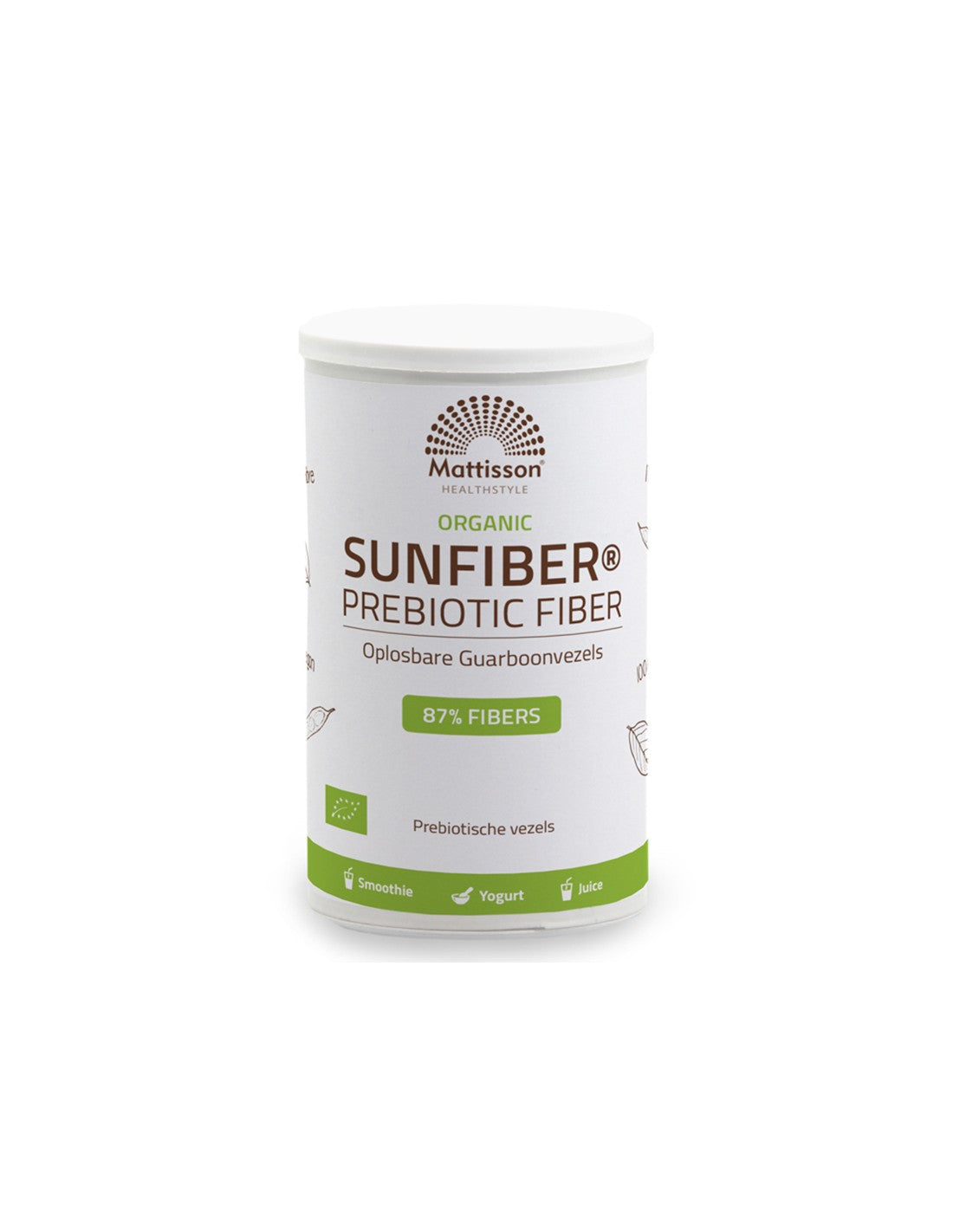 Πρεβιοτικές ίνες Sunfiber Bio, σκόνη 125 g <tc>Mattisson Healthstyle</tc>