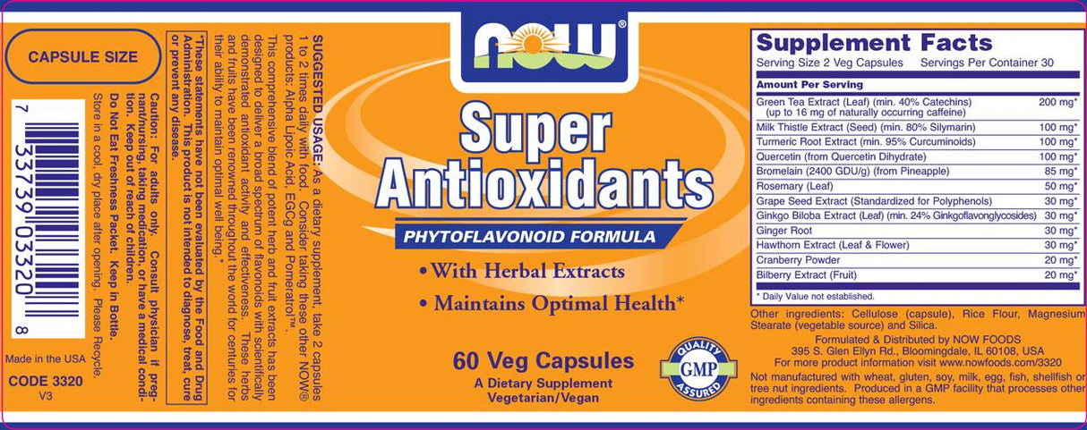 Super Antioxidants - 120 κάψουλες