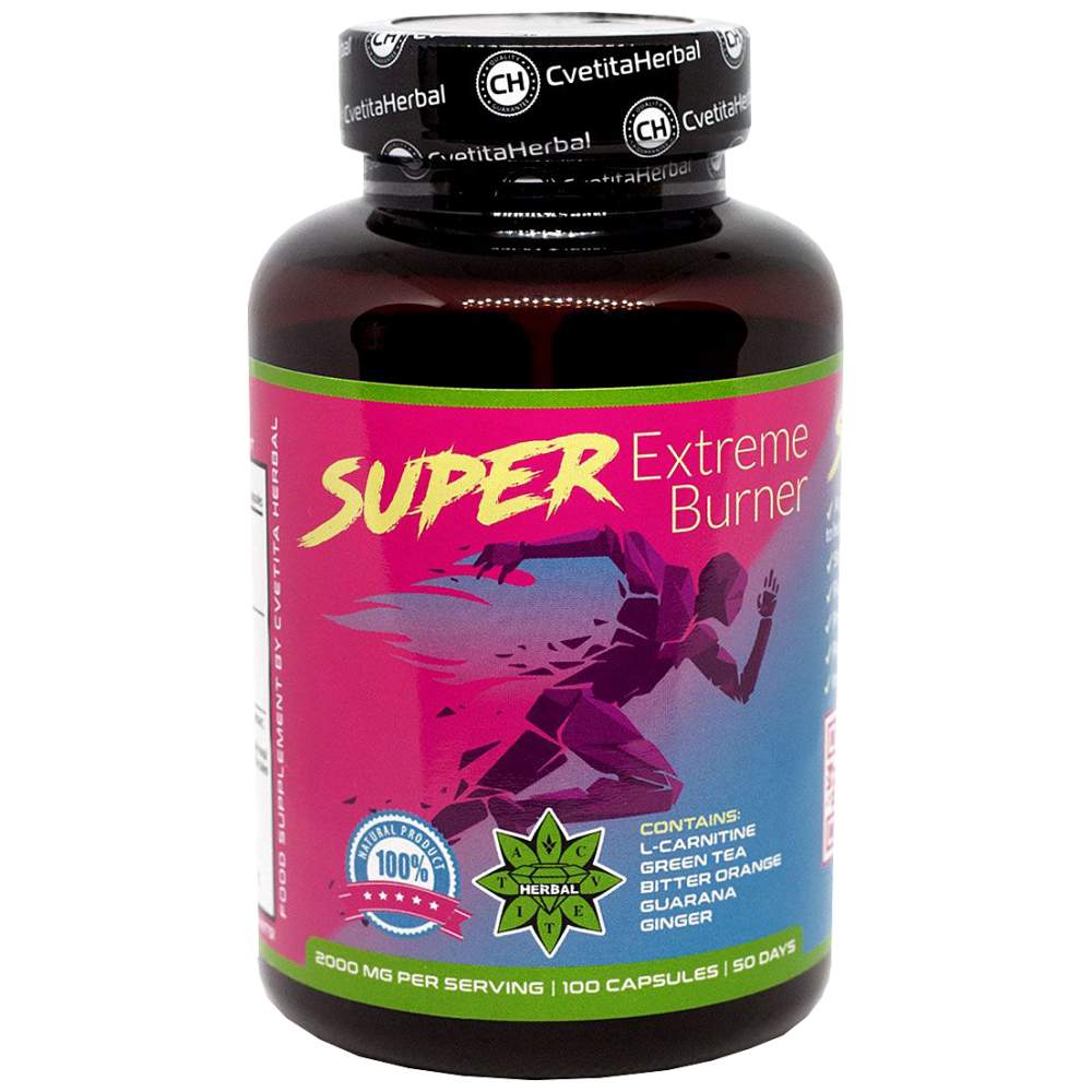 Super Extreme Burner 1000 mg - 100 κάψουλες