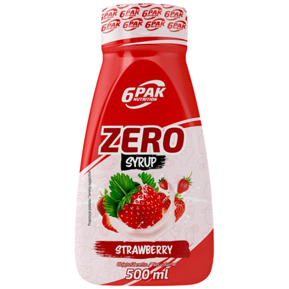 Σιρόπι μηδέν - φράουλα - 500 ml