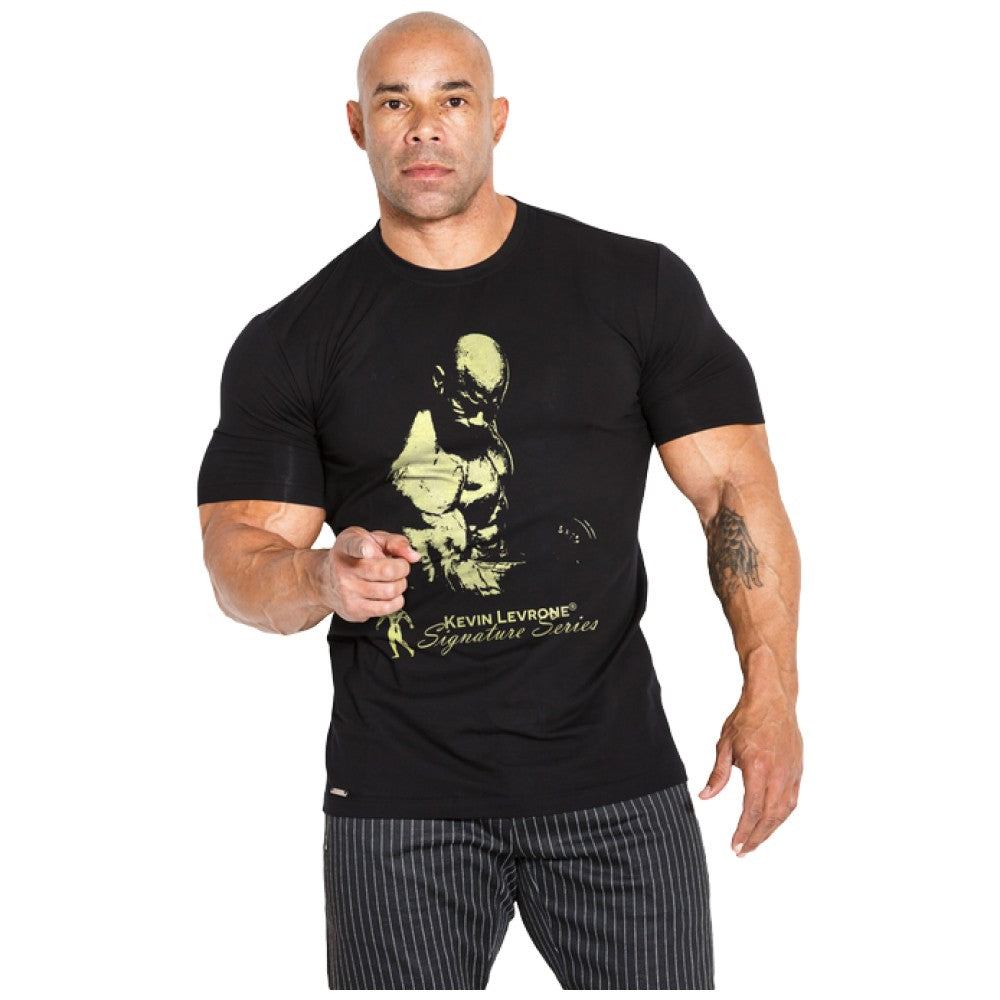 Ανδρικό T-shirt με κοντά μανίκια/T-shirt 03 LM Classic - Μαύρο