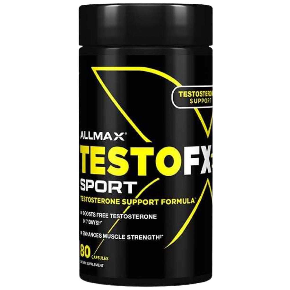 Testofx Sport | Με το Tribx90 + Fenugreek - 80 κάψουλες