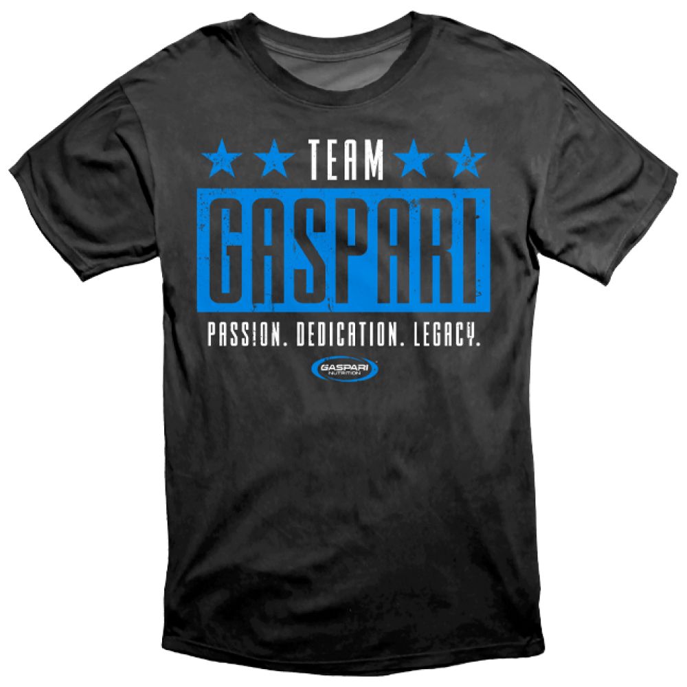 T-shirt/Team Gaspari/Passion. Αφιέρωση. Κληροδότημα.