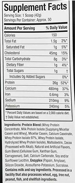 Πρωτεΐνη 8 ωρών Platinum | Φάση -8 - 2090 γραμμάρια