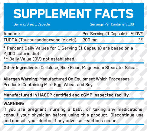 TUDCA 200 mg/100 VCAP