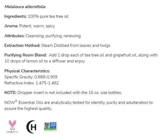 Λάδι τεϊόδεντρου | 100% Pure Melaleuca Alternifolia - 30 ml
