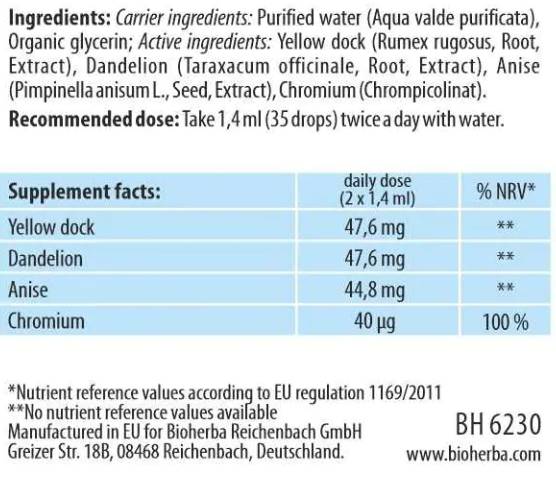 Tincture Regular Stomach - 100 ml - Nutra Best Europe