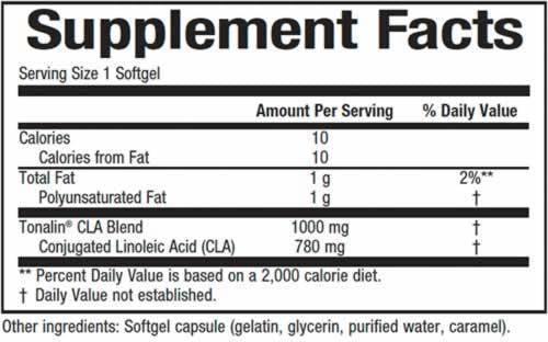 Tonalin CLA 1000 mg 90 κάψουλες πηκτής