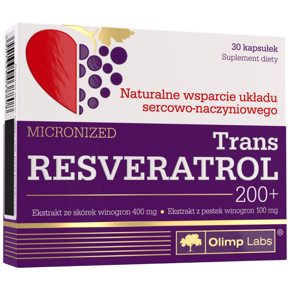 Trans resveratrol 200+ - 30 κάψουλες
