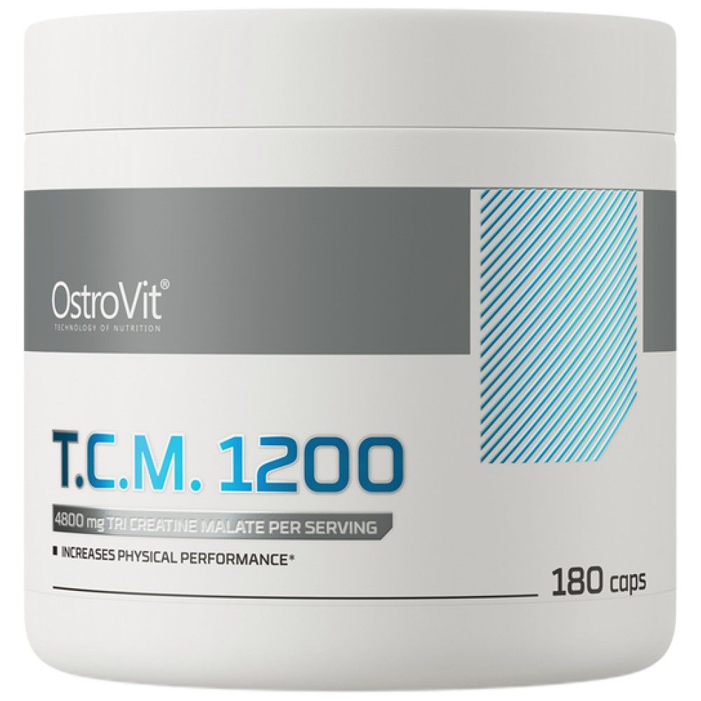 Tri Creatine Malate/TCM 1200 mg - 180 κάψουλες