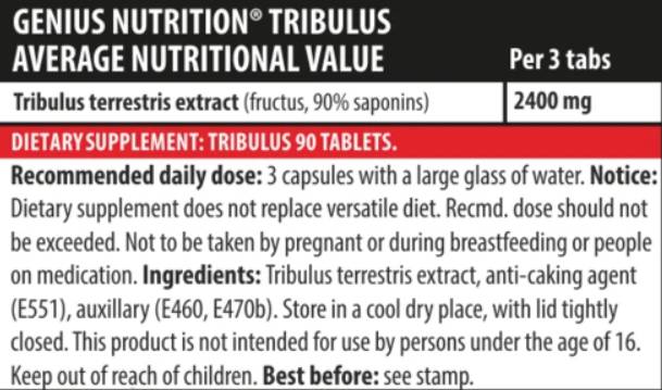 Tribulus - 90 δισκία