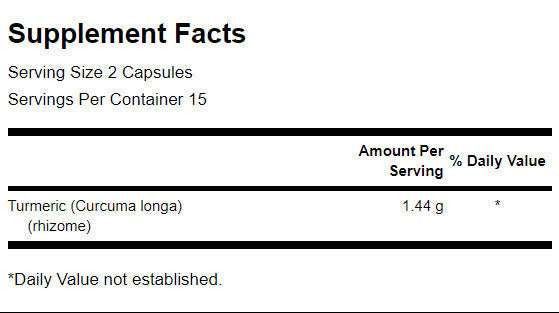 Κουρκούμη 720 mg - 30 κάψουλες