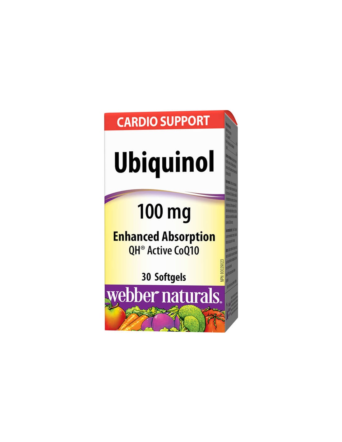 Ubiquinol Active CoQ10 - Ενεργό συνένζυμο Q10 Ubiquinol, 30 μαλακές κάψουλες <tc>Webber Naturals</tc>