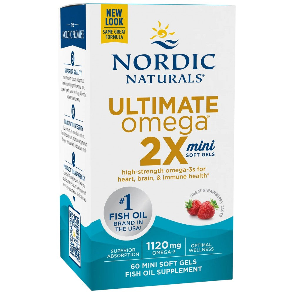 Ultimate Omega 2x Mini 1120mg - 60 κάψουλες μασώματος