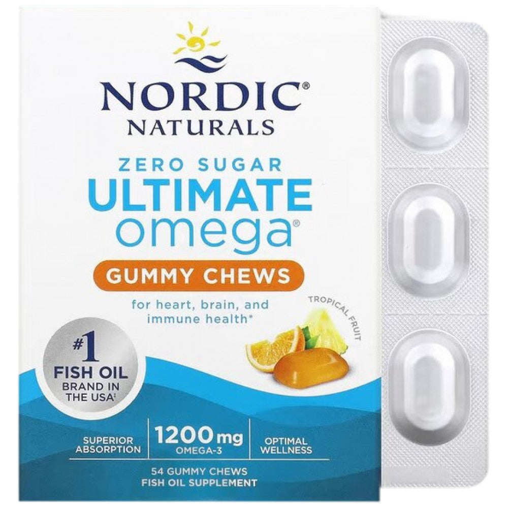 Ultimate Omega Gummy Chews 1200 mg - 54 Gummies