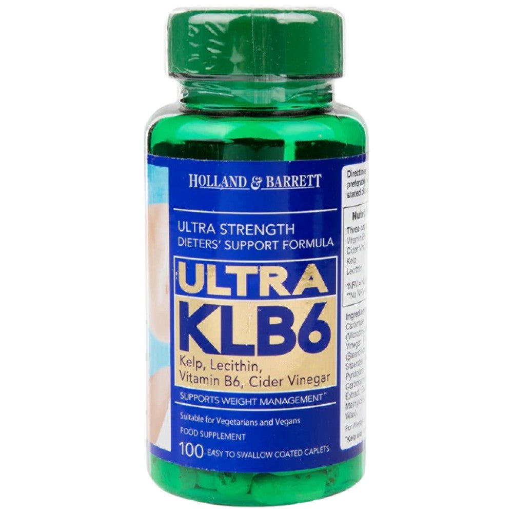 Ultra KLB6 | Kelp, λεκιθίνη, B6 και ξίδι μηλίτη - 100 κάψουλες