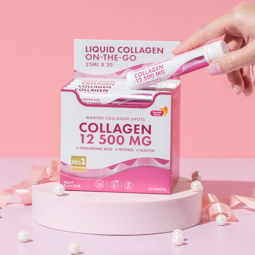 Κολλαγόνο ψαριών 12.500 mg με ρετινόλη, ελαστίνη και υαλουρονικό οξύ - 20 x 25 mL