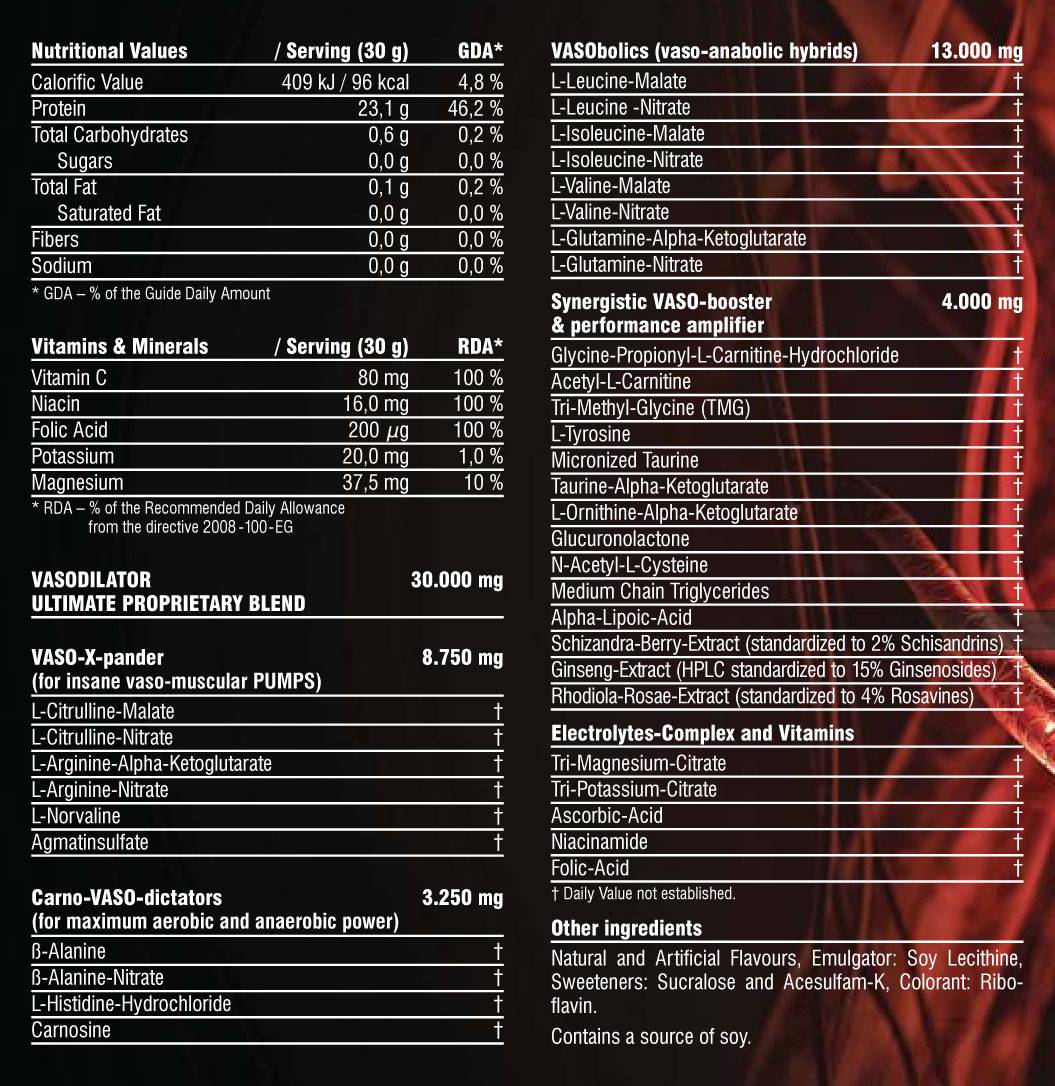 Vasolidator 2.0 600 γραμμάρια
