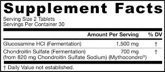 Vegan Chondroitin + γλυκοζαμίνη 60 δισκία