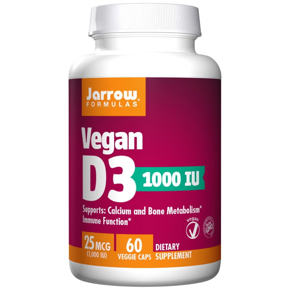 Vegan Vitamin D3 1000 IU 60 κάψουλες