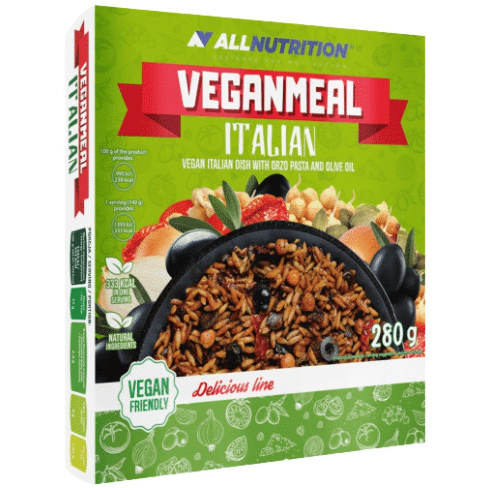 Veganmeal ιταλικό | Έτοιμο για κατανάλωση Γεύμα με υψηλή περιεκτικότητα σε πρωτεΐνες - 280 γραμμάρια
