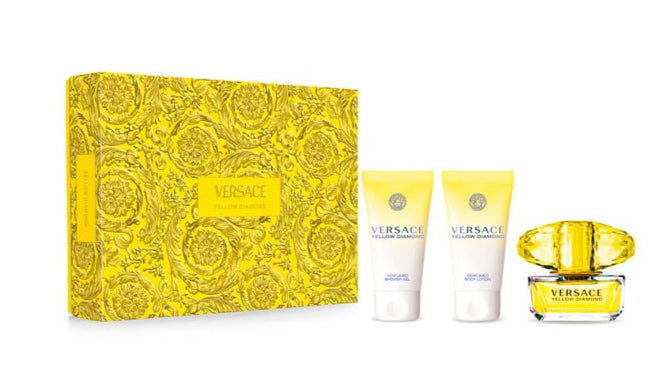 <tc>VERSACE</tc> Θήκη 3 τεμαχίων με κίτρινο διαμάντι