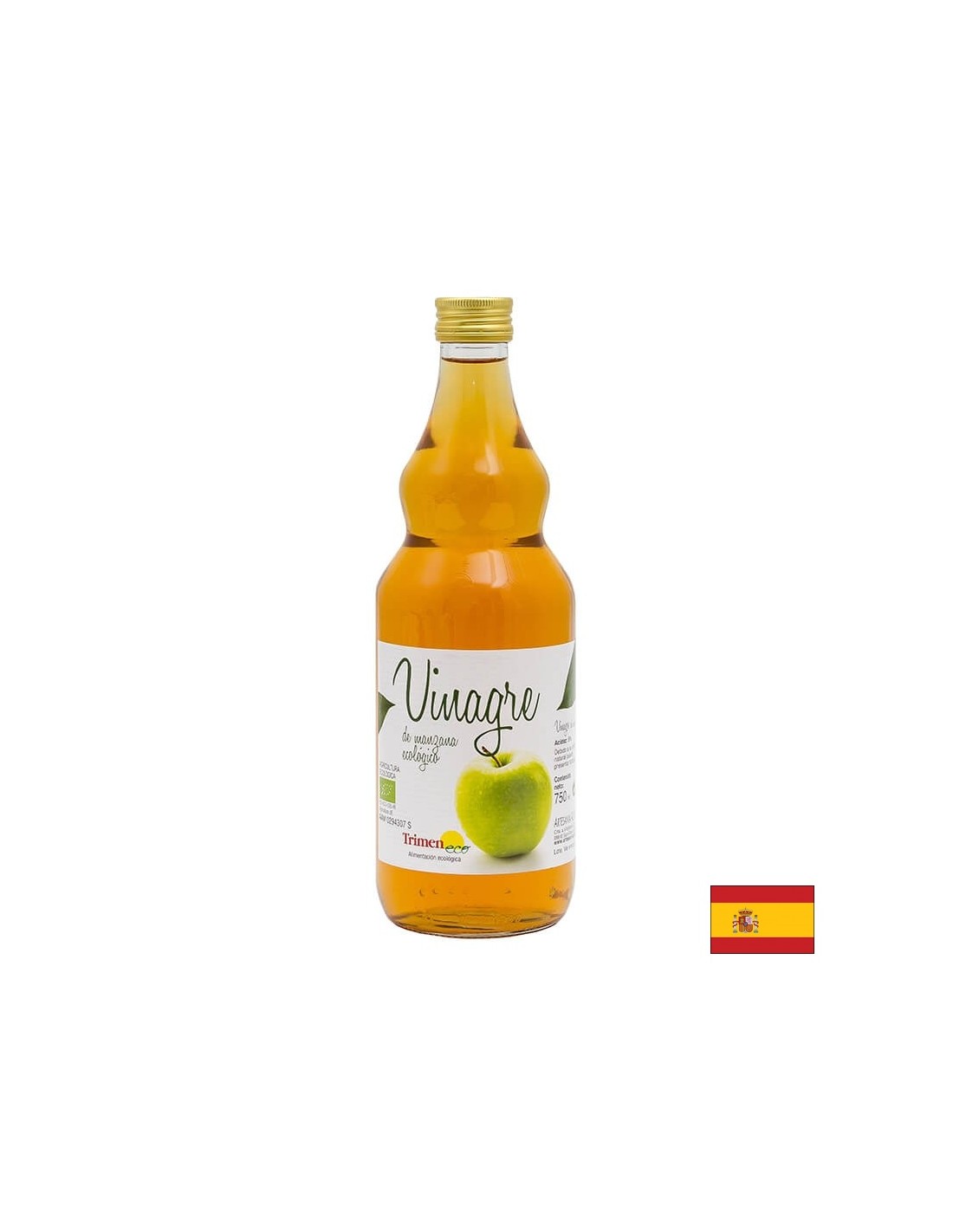 Βιολογικό ξύδι μηλίτη μήλου - Vinagre de Manȝana Ecologica, 750 ml