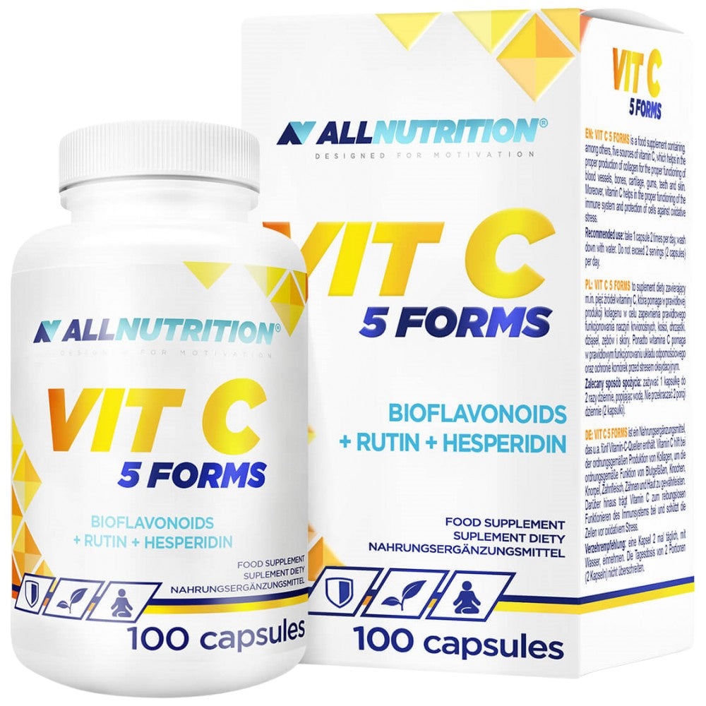 Vit C 5 Έντυπα | Βιταμίνη C Matrix - 100 κάψουλες