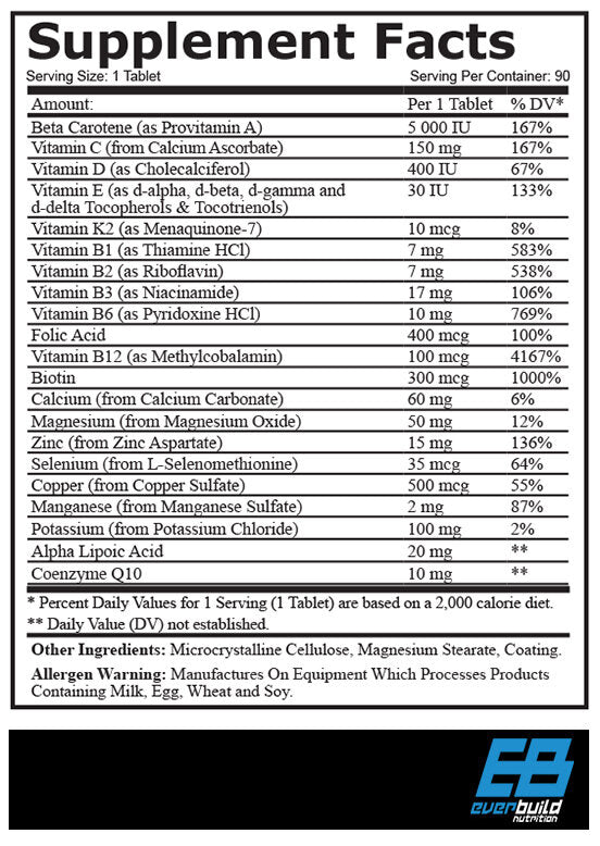 Vita Sport Multivitamins/90 Καρτέλες.
