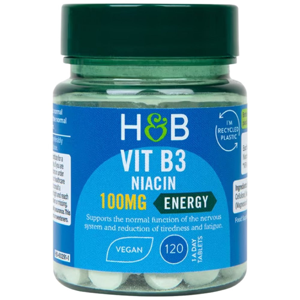 Βιταμίνη Β3 | Νιασίνη 100 mg - 120 δισκία