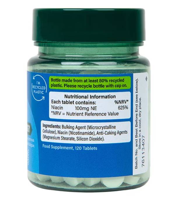Βιταμίνη Β3 | Νιασίνη 100 mg - 120 δισκία