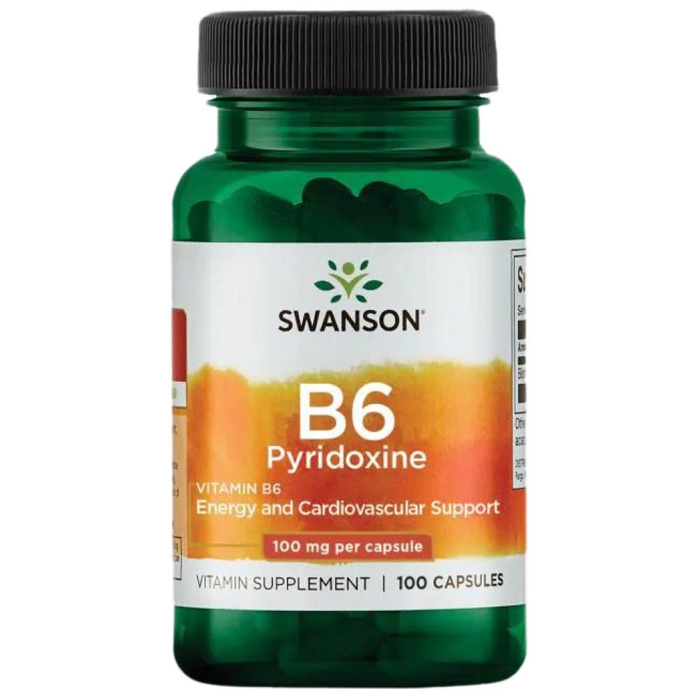 Βιταμίνη Β6 100 mg/πυριδοξίνη - 100 κάψουλες