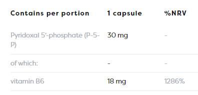 Βιταμίνη Β6 | P-5-P 30 mg-60 κάψουλες