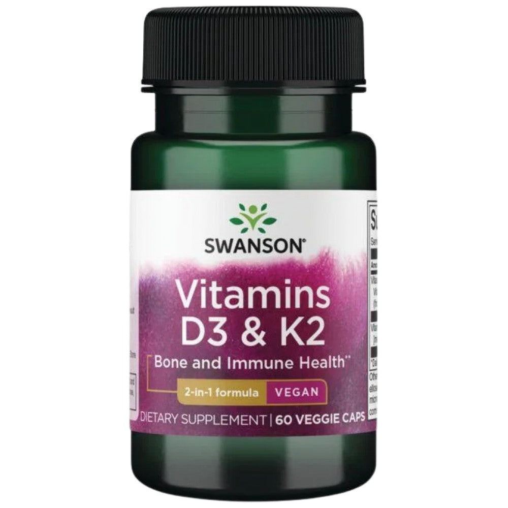 Κάψουλες βιταμινών D3 και K2 60
