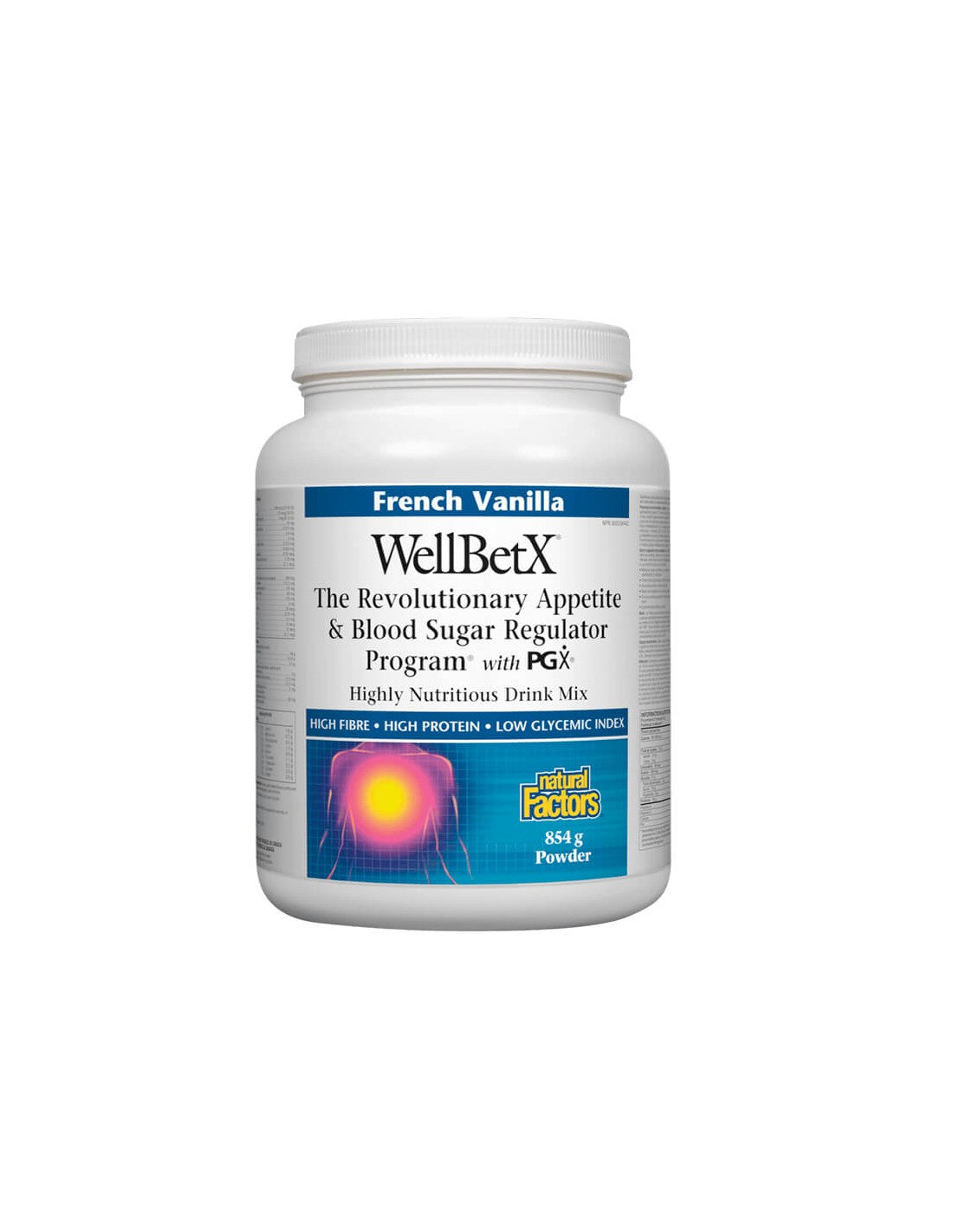 WellBetX με PGX - Appetite & Control Sugar Sugar, 854g σκόνη, γεύση βανίλιας