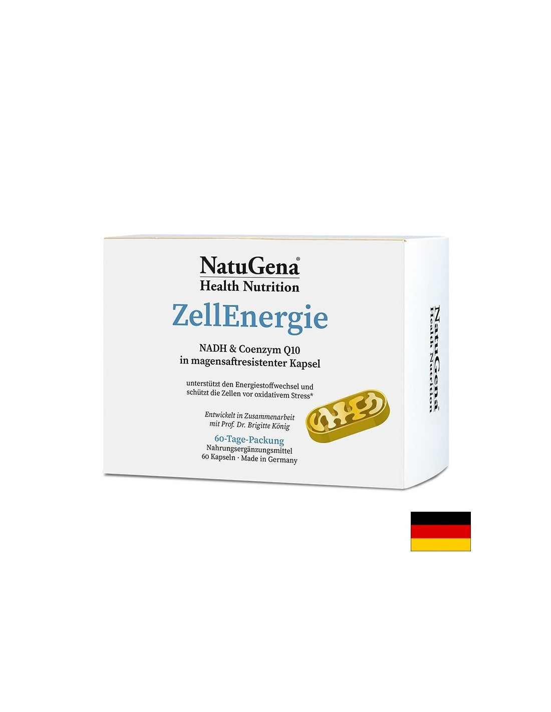 ZellEnergie - Κυτταρική ενέργεια με NADH και συνένζυμο Q10, 60 κάψουλες για 2 μήνες λήψης