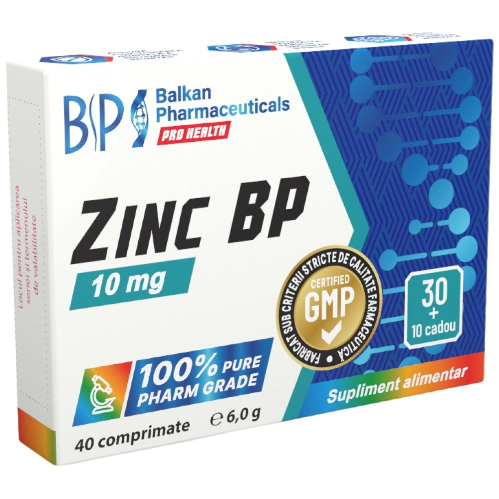 Ψευδάργυρος BP 10 mg - 40 δισκία