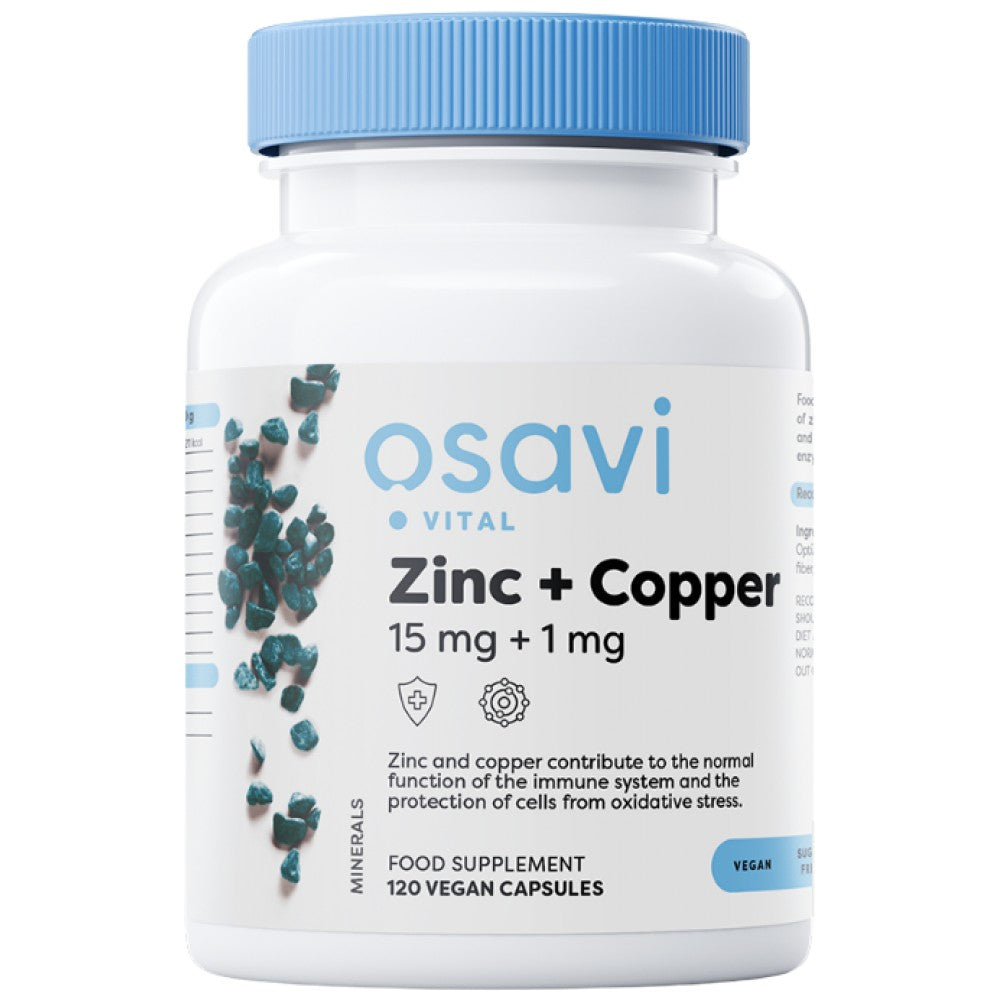 Ψευδάργυρος + Χαλκός | L-OptiZinc® - 120 κάψουλες