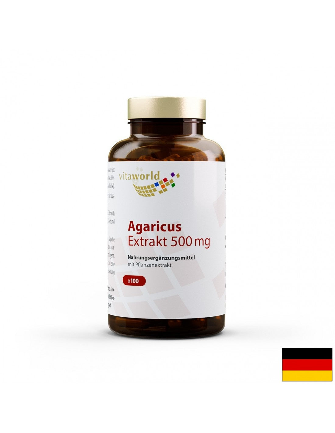 Agaricus Extract 500mg, 100 κάψουλες