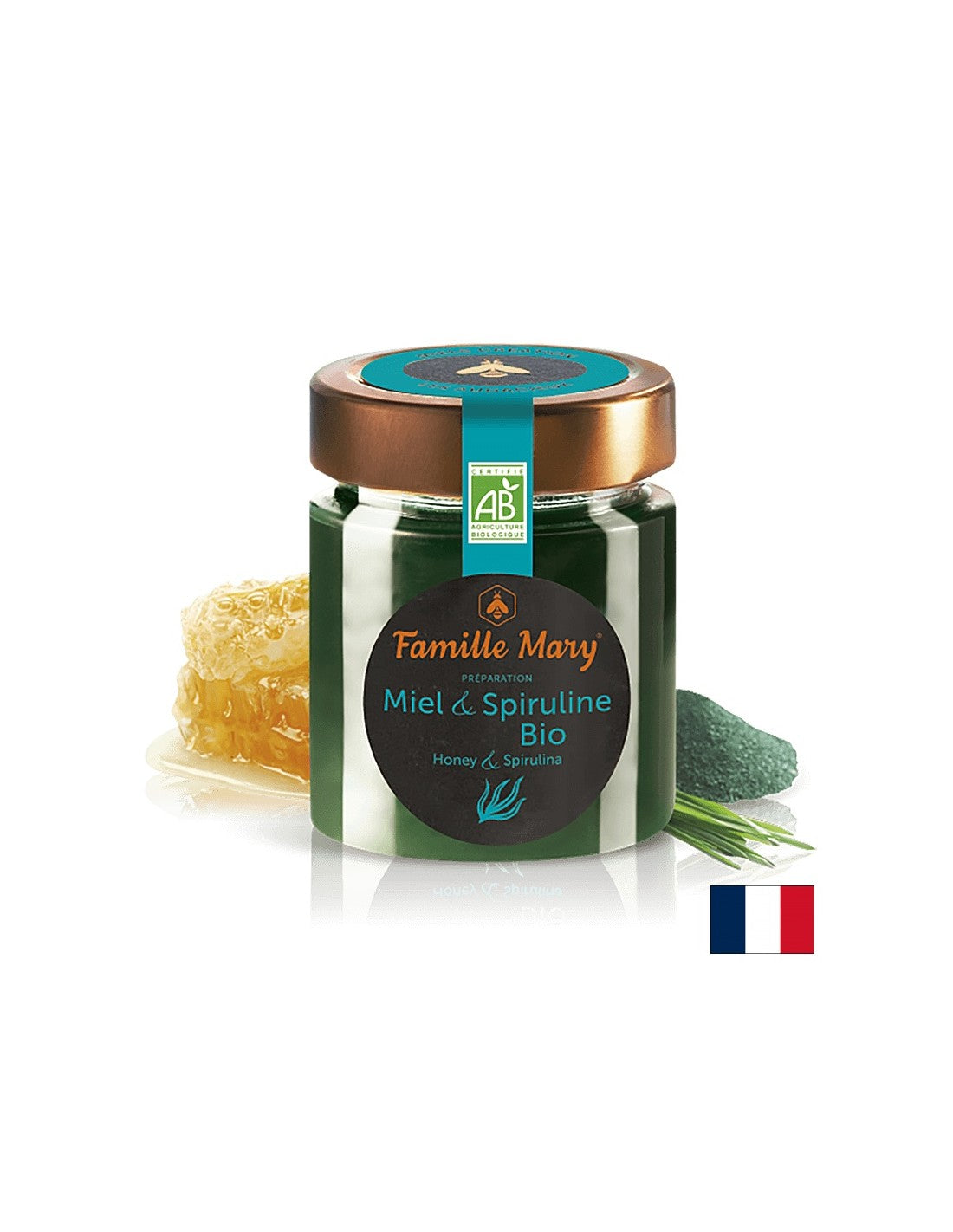 Μέλι ακακίας + σπιρουλίνα, βιογραφικό, 170 g