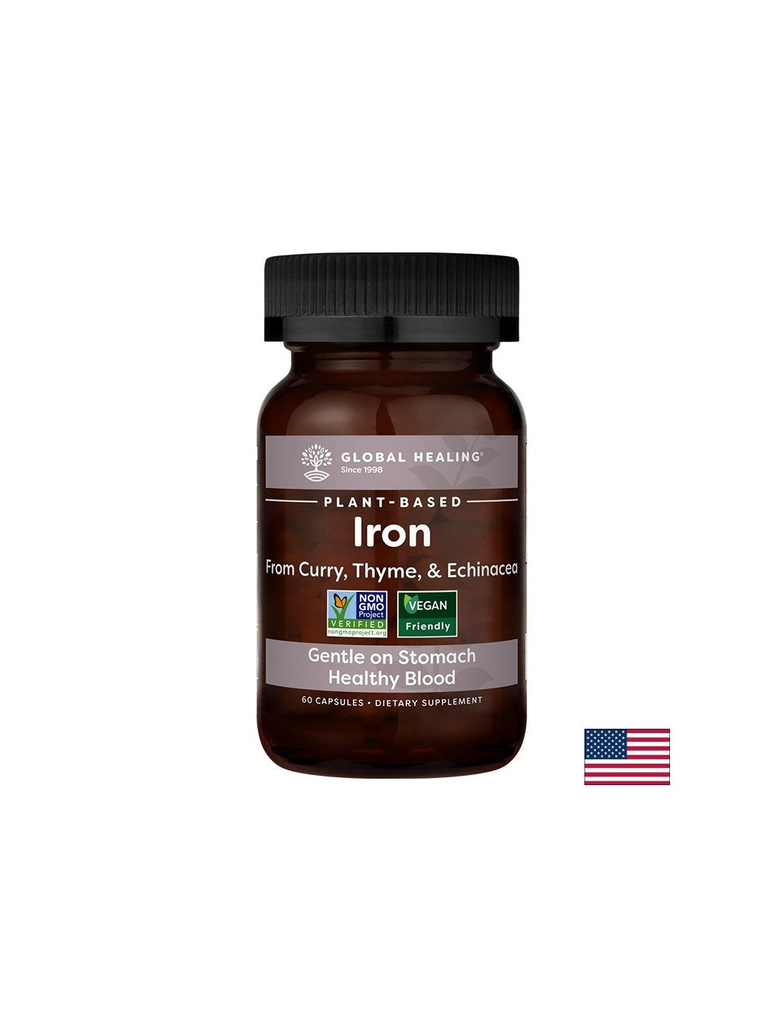 Αναιμία - Vegan Iron (από Curry, Thyme και Echinacea), 60 κάψουλες