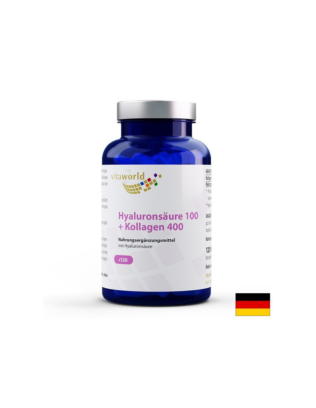 Αντιαγκλήση - Υαλουρονικό οξύ + κολλαγόνο, 120 κάψουλες