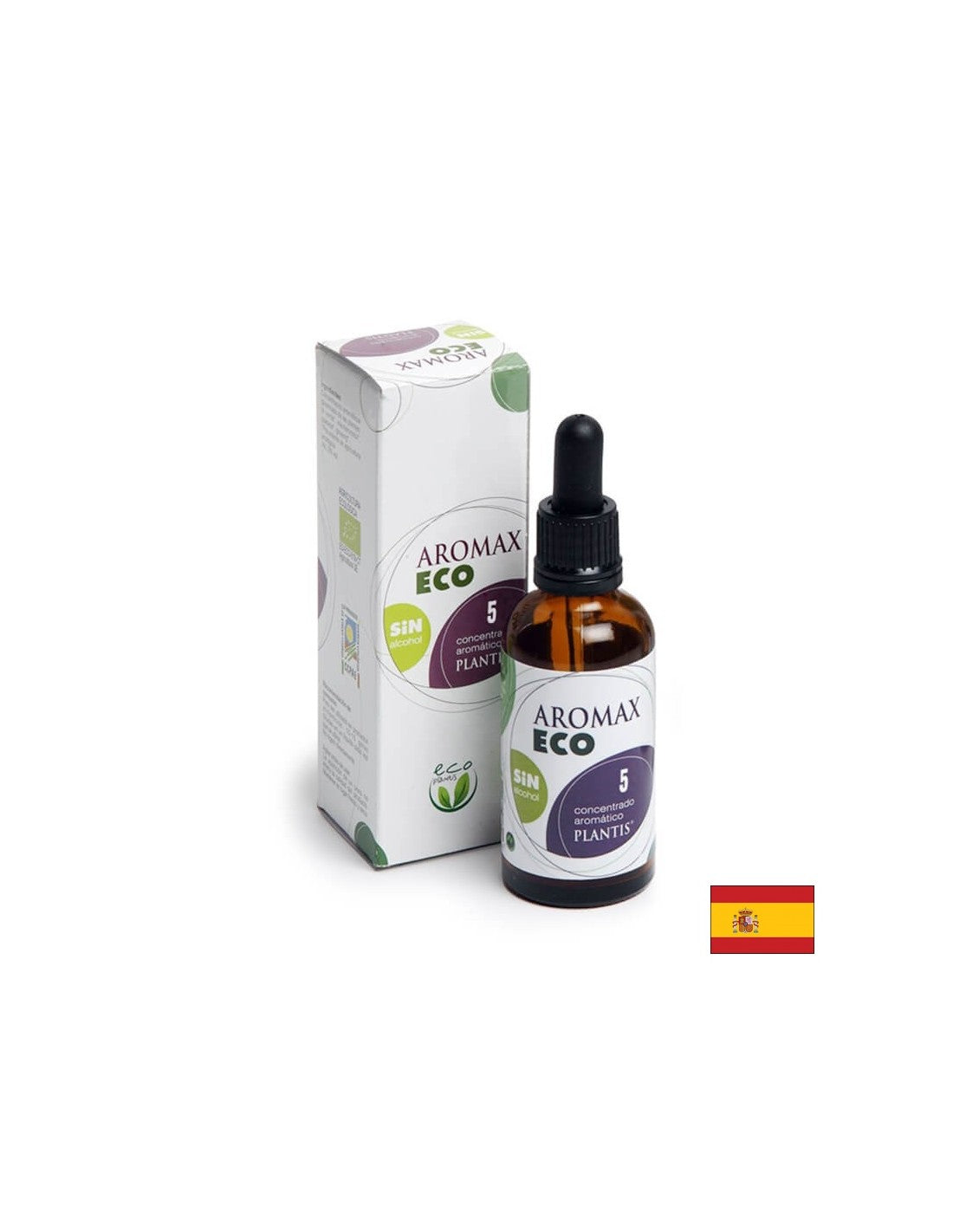 Βοτανικό βάμμα για αποτοξίνωση - Aromax Eco 5 Plantis®, χωρίς αλκοόλ, 50 ml