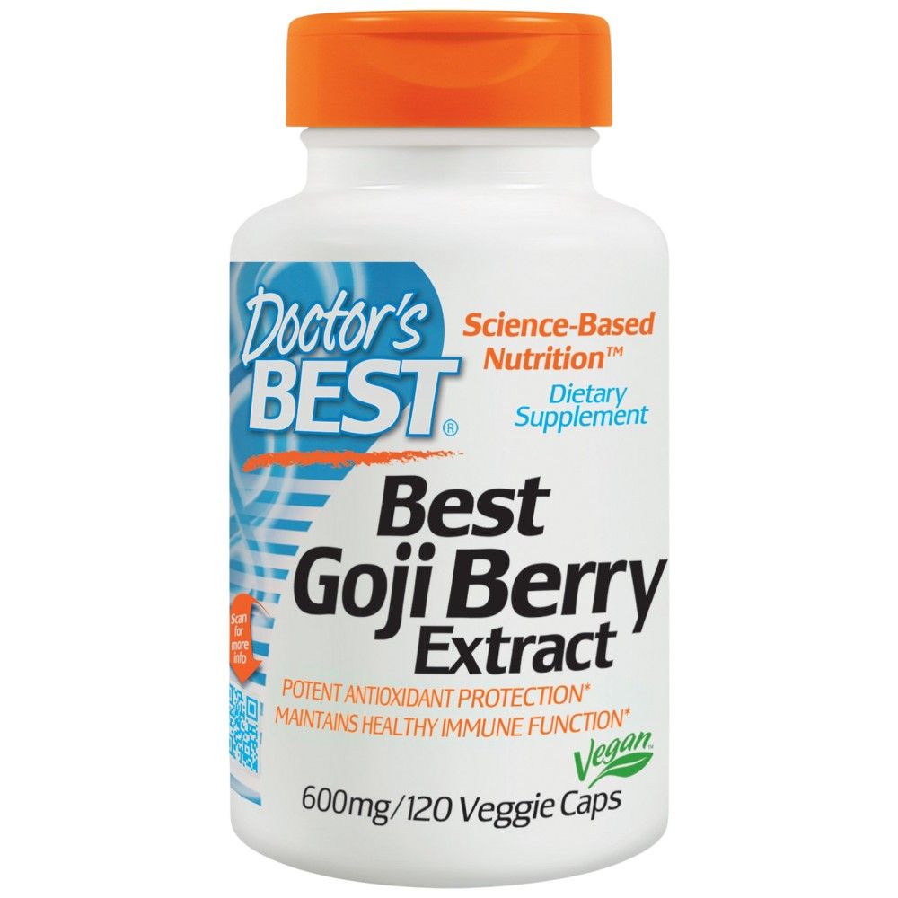 Καλύτερο εκχύλισμα Goji Berry 600 mg - 120 κάψουλες