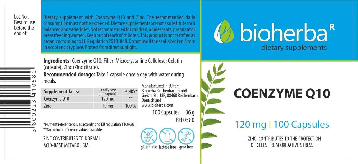 CoQ10 120 mg - 100 κάψουλες