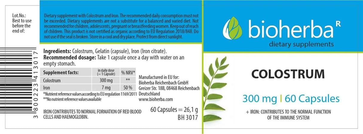 Colostrum 300 mg - 60 κάψουλες