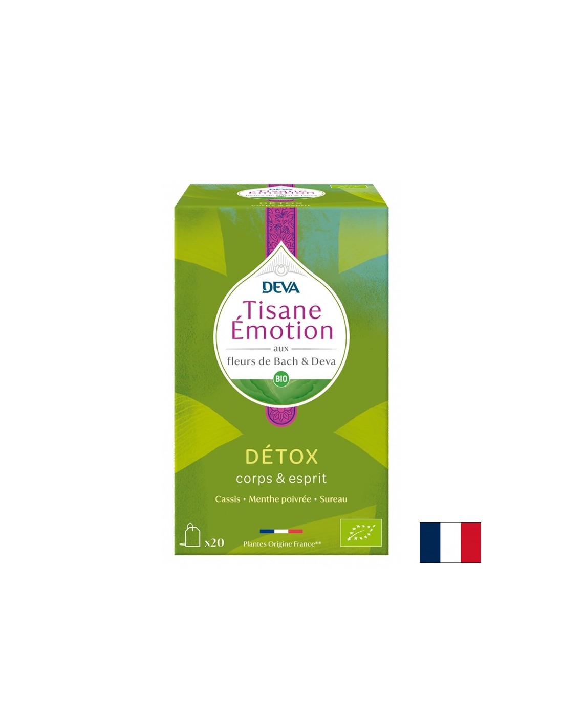 Βότανο Detox Tea (με floral elixirs σύμφωνα με τη μέθοδο του Dr. Bach), 20 τσάντες φίλτρου