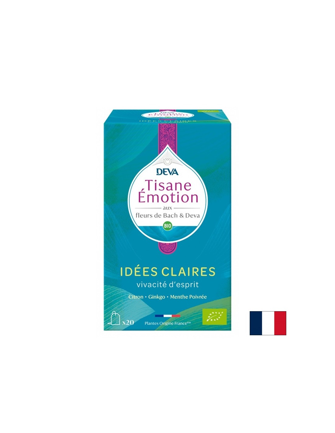 Συγκέντρωση τσάι βοτάνων (με λουλούδια ελιξίρια σύμφωνα με τη μέθοδο του Dr. Bach), 20 σακούλες φίλτρων