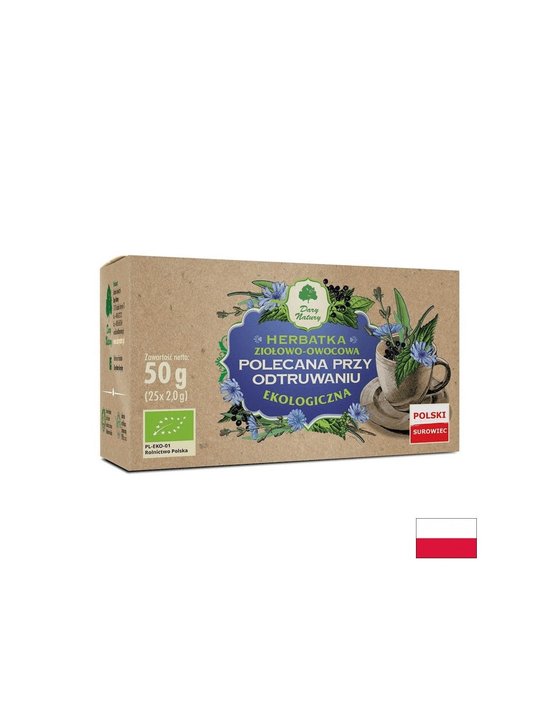 Τσάι βοτάνων για βίαιη αποτοξίνωση, 25 σακούλες φίλτρου